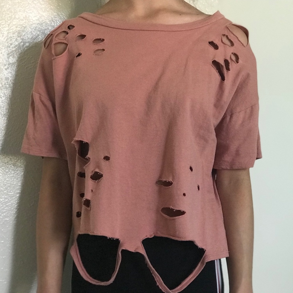 Distressed Top - Picture 2 of 2